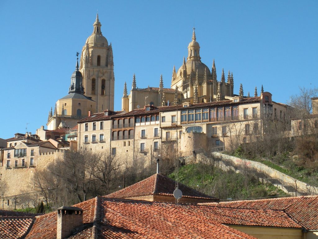 Vista Catedral Segovia