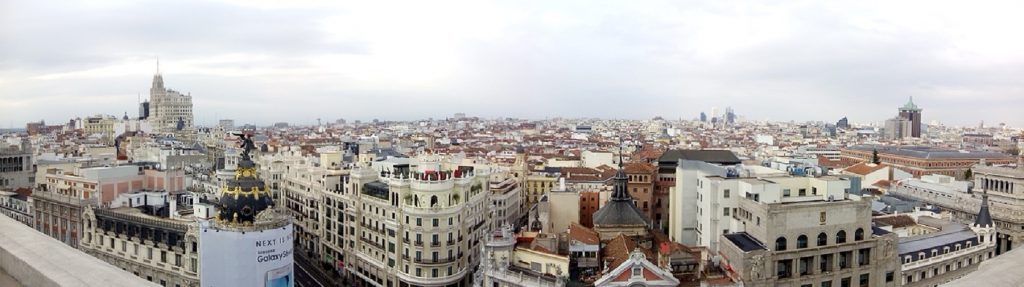 Vista panorámica de Madrid