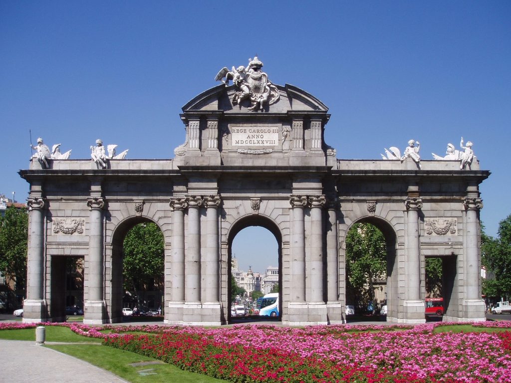 Puerta de Alcalá en Madrid