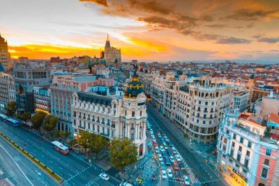 Vista panorámica Madrid